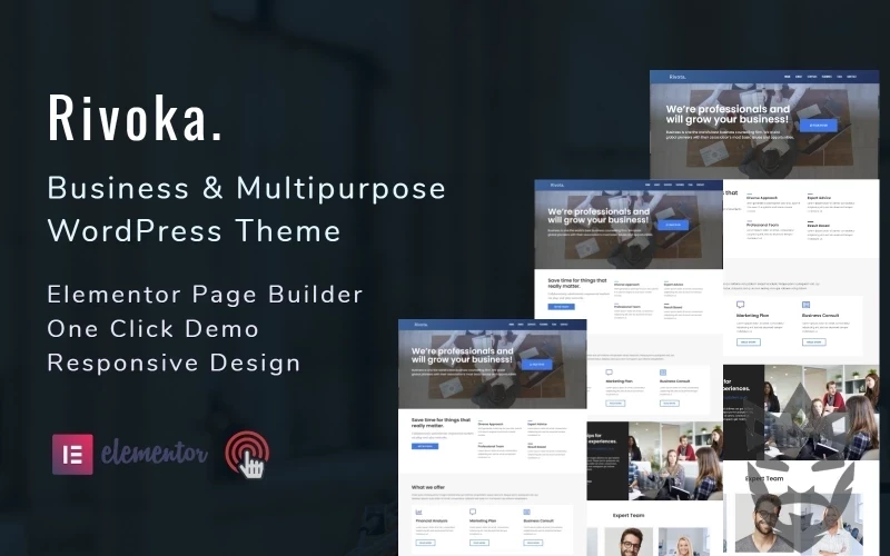 Rivoka - Business And Multipurpose WordPress Theme