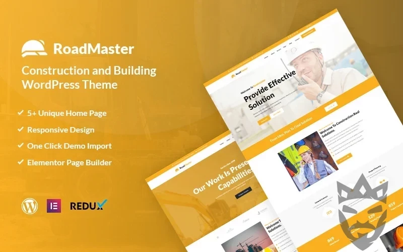 Roadmaster - Construction and Building WordPress Theme