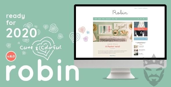 Robin - Cute  Colorful WordPress Blog Theme