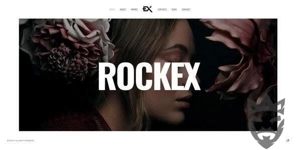 Rockex - One Page Portfolio WordPress Theme