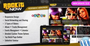 Rockit Now - Music Band WordPress Theme