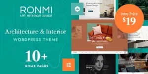 Ronmi - Architecture and Interior Design WordPress Theme