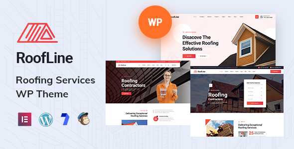 RoofLine - Roofing Services WordPress Theme