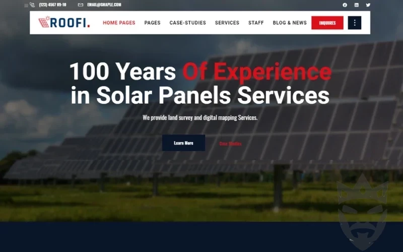 Roofi | Alternative & Renewable Energy WordPress Theme