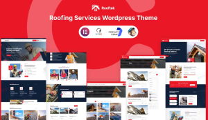 Rooftek - Roofing Services WordPress Theme