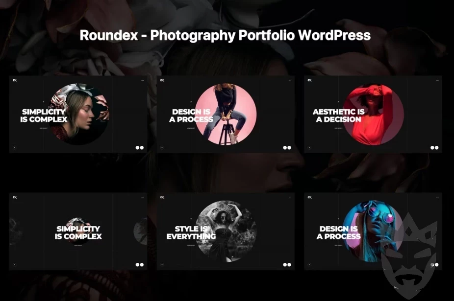 Roundex - Photography Portfolio WordPress