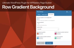 Row Gradient Background for WPBakery Page Builder