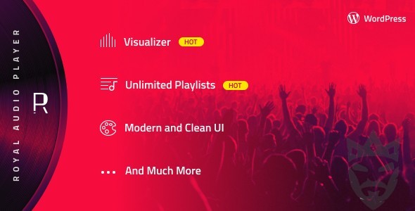 Royal Audio Player Wordpress  WooCommerce Plugin