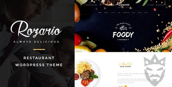 Rozario - Restaurant  Food WordPress Theme