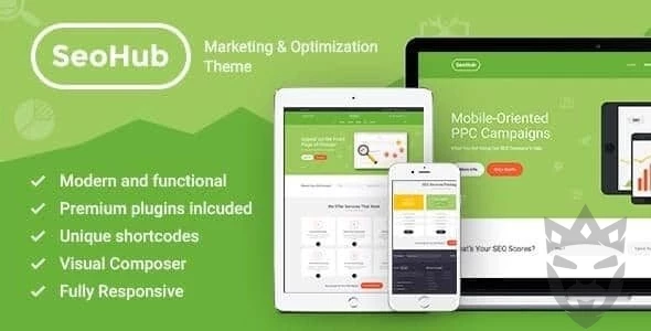 SEOHub - A Colorful SEO & Marketing Agency WordPress Theme