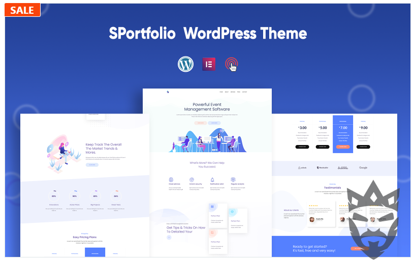 SPortfolio - Simple Minimalist Multi-Purpose WordPress Theme