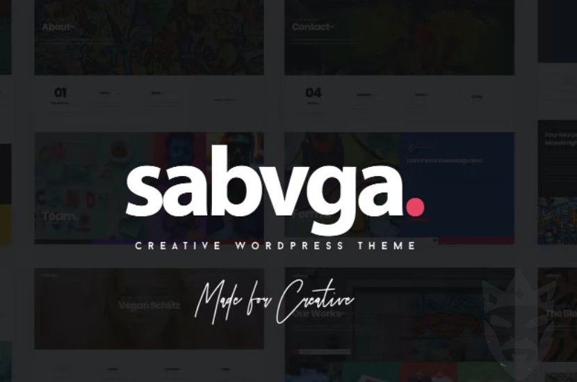 Sabvga - Modern & Creative Portfolio Theme