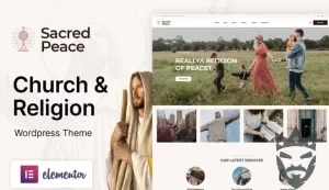 Sacred Peace - Religion and Church WordPress Theme