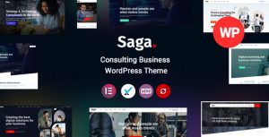 Saga - Business Consulting WordPress Theme