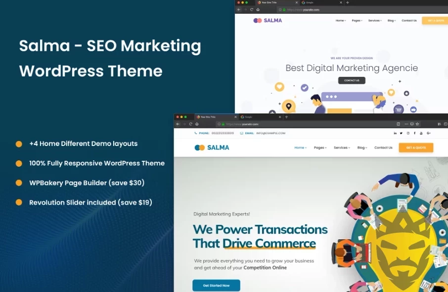 Salma - SEO Marketing WordPress Theme