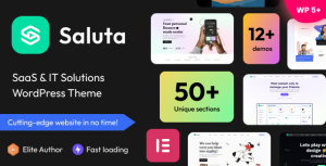 Saluta - SaaS  IT Solutions WordPress Theme