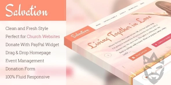 Salvation - Responsive Church WordPress Theme