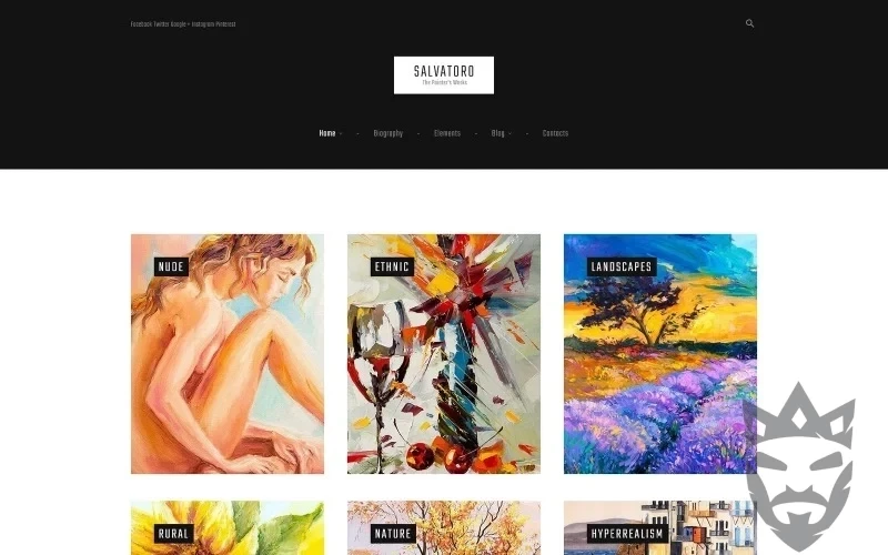 Salvatoro WordPress Theme