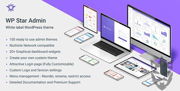 WP Star - White Label WordPress Admin Theme