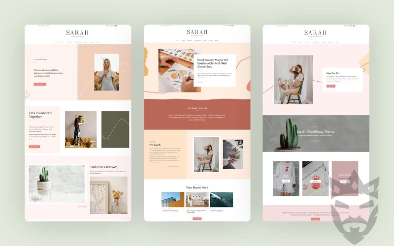 Sarah - Premium WordPress Theme