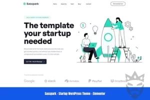 Sasspark Startup WordPress Theme