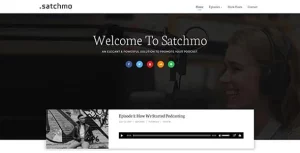 Satchmo Podcasting WordPress Theme