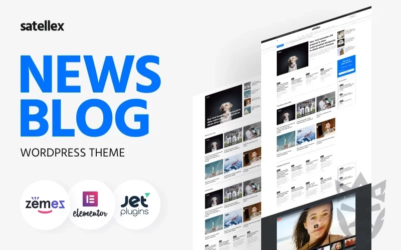 Satellex - News Blog Multipurpose Classic WordPress Theme