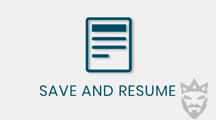 Save and Resume - Quiz And Survey Master