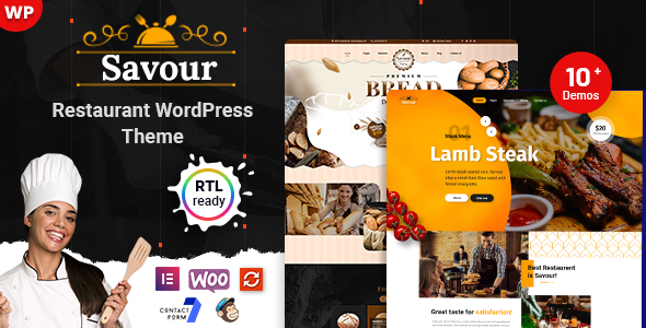 Savour - Restaurant WordPress Theme 