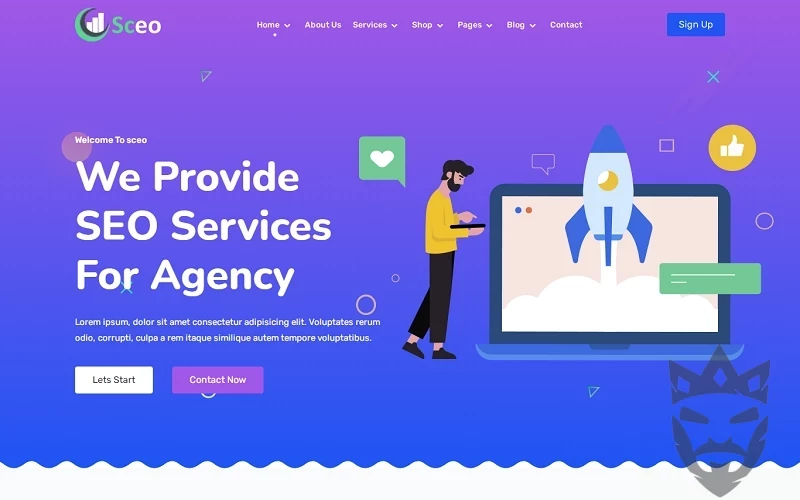 Sceo - SEO and Digital Marketing Agency WordPress Theme