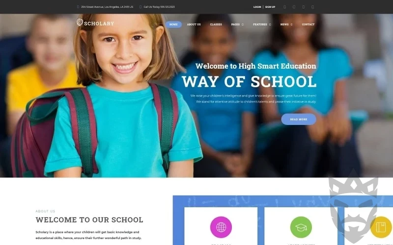 Scholary - Primary School WordPress Theme