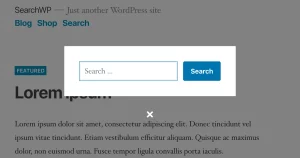 SearchWP Modal Search Form