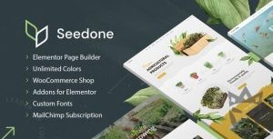 SeedOne - Agriculture WordPress theme