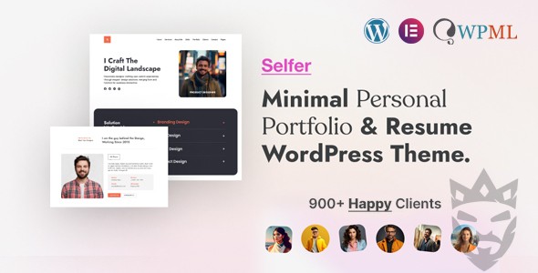 Selfer – Minimal Personal Portfolio WordPress Theme