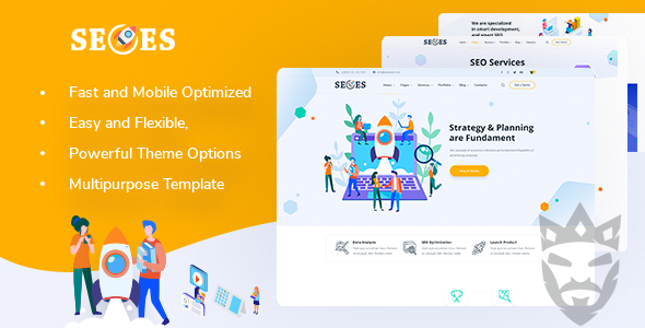 Seoes - Marketing Agency WordPress Theme