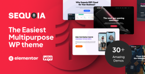 Sequoia | Elementor Landing Page WordPress Theme