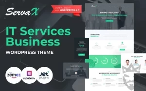 ServaX - IT Services Business WordPress Theme