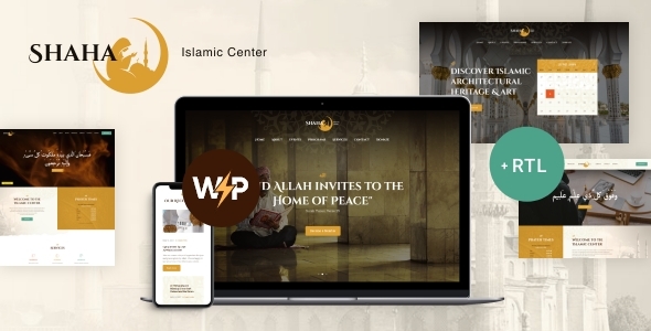 Shaha | Islamic Centre  Mosque Theme + RTL