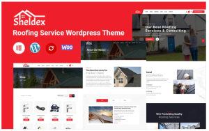 Sheldex - Roofing Company Elementor Wordpress Theme