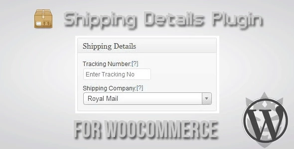 Shipping Details Plugin