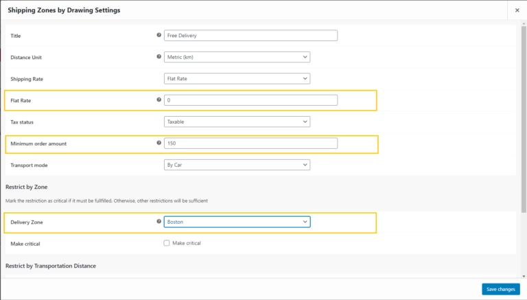 Shipping Zones by Drawing Plugin for WooCommerce