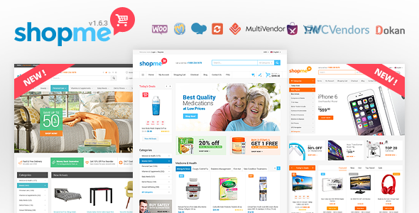 ShopMe - Multi Vendor Woocommerce WordPress Theme