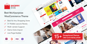 ShoppyStore - Multipurpose Elementor WooCommerce WordPress Theme (15+ Homepages  3 Mobile Layouts)