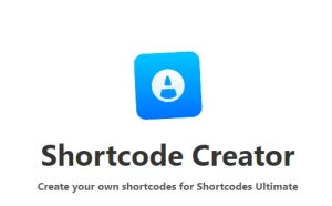 Shortcode Creator - ultimate Shortcodes