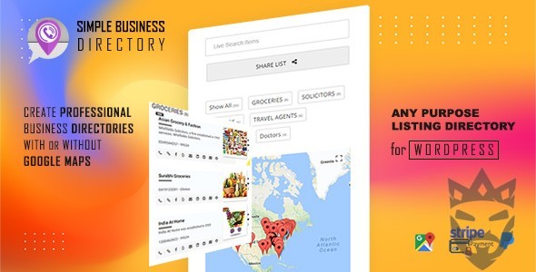 Simple Business Directory with Maps