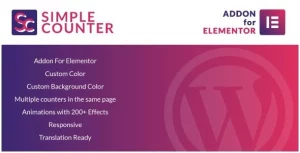 Simple Counter for Elementor WordPress Plugin