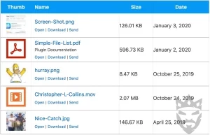 Simple File List Access