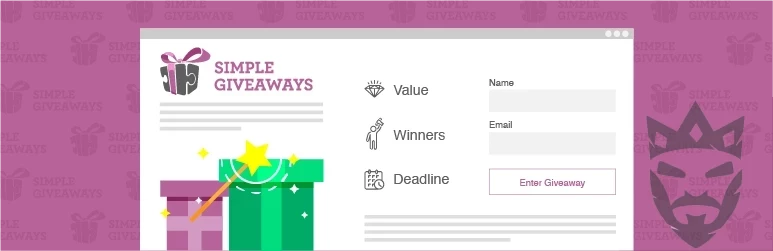 Simple Giveaways (Premium) - Create Beautiful Giveaways and Grow Your Email List 2.42.1