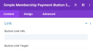 Simple Membership Payment Button Module