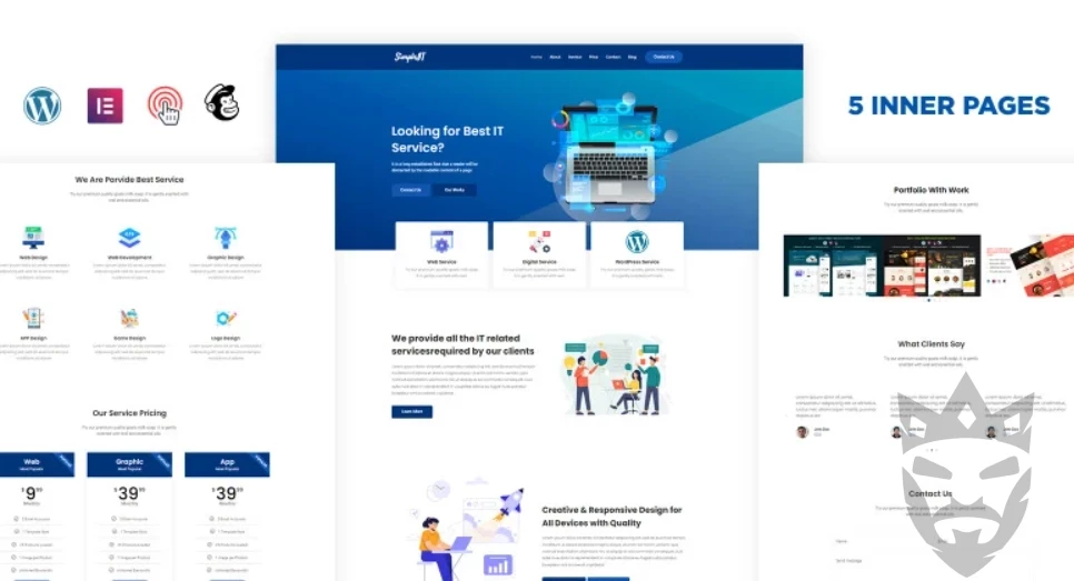 Simpleit - IT Solutions & Business Service WordPress Theme